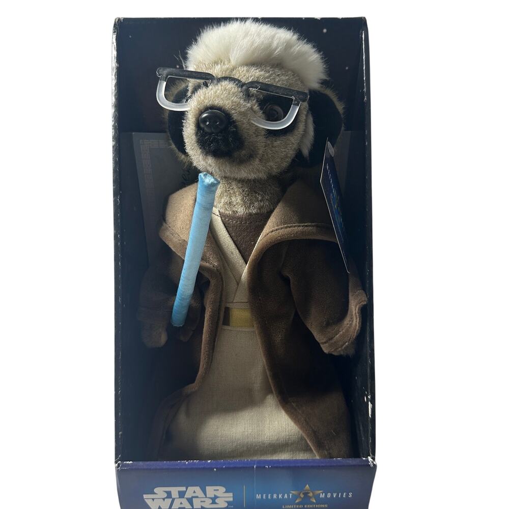 Star Wars Obi-Wan Kenobi Meerkat Movies Limited Edition Plush w/ Box & COA